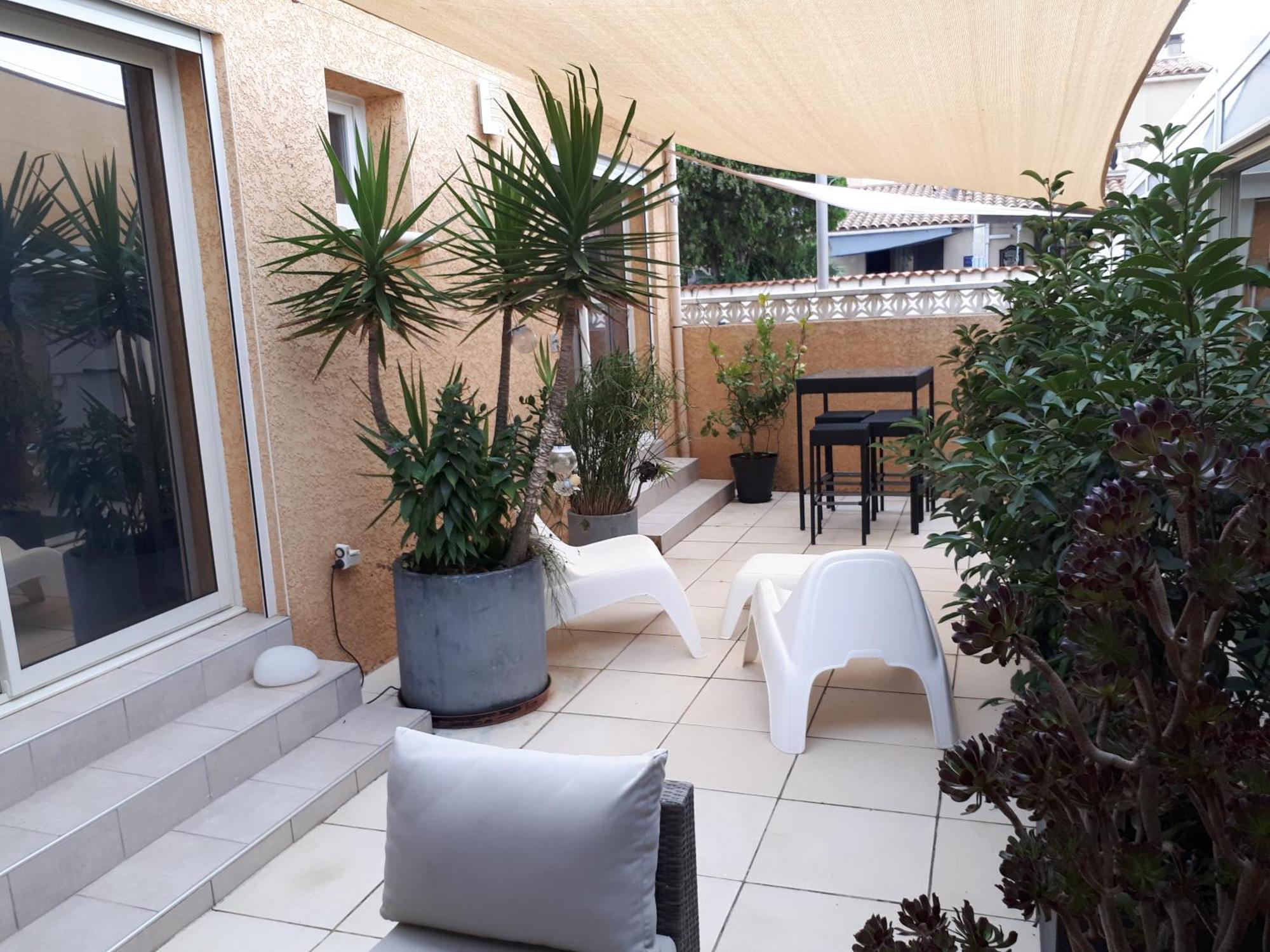 La Casa Tranquilia Chez Vero Et Jj Studio A Marseillan Exteriör bild